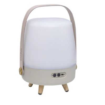 4. Kooduu Lite-up PLAY Mini Portable Mono Speaker Sand, White, Wood 8 W