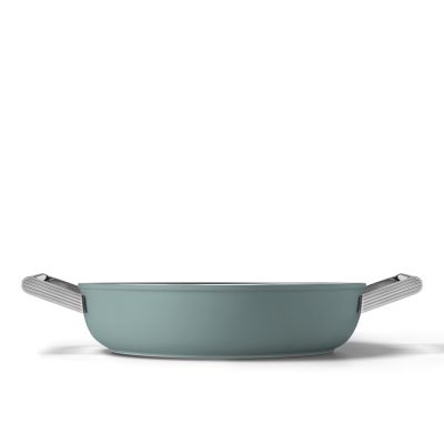 7. Smeg DPF2812EGM Pfanne, 28 cm, Keramik, Edelstahlgriffe, Smaragdgr?n