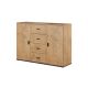 3. UNI chest of drawers, oak lefkas/black
