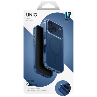 4. Uniq Clario Magclick Charging Case for iPhone 17 Pro - Blue
