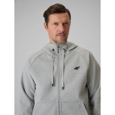 5. Men's regular hooded sweatshirt 4F 4FRSS26TSWSM2974-27M