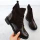 2. Women’s Brown Suede Ankle Boots Potocki Z25-SZ12080