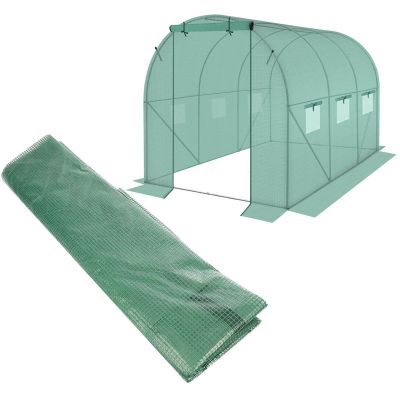 19. FOIL COVER FOR GARDEN TUNNEL GREENHOUSE 200x300x200CM GREEN