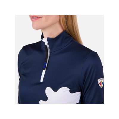 2. Rossignol W Booster 1/2 Zip Top Blue