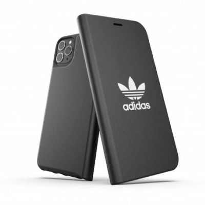 Adidas OR Booklet Case Basic for iPhone 11 Pro Max - Black and White