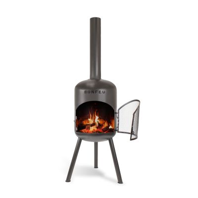 19. Bonfeu Bonbono 4501 garden fireplace black