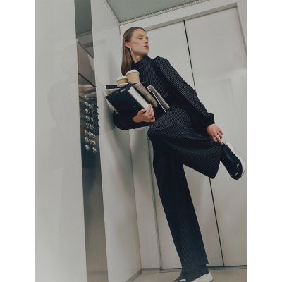 6. Women's wide-leg sweatpants 4F 4FRAW26TTROF2308-20S