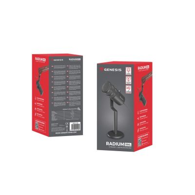 5. GENESIS Radium 350D Black Microphone for Computer