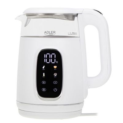 11. ADLER AD 1305 electric kettle white and silver