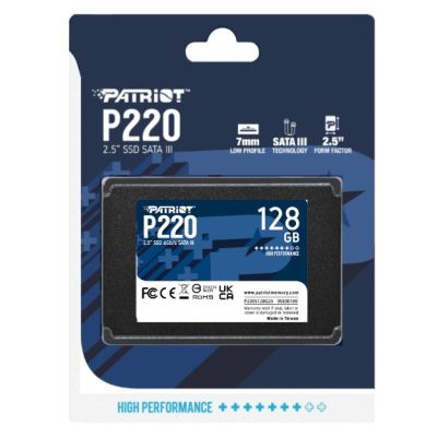 4. SSD Patriot P220 128GB SATA3 2.5"