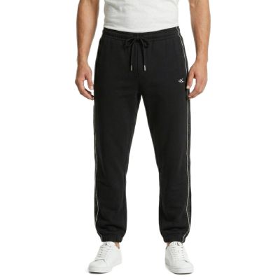 Calvin Klein Fleece Logo Tape Jogger Black - LZ04LE291G-UB1