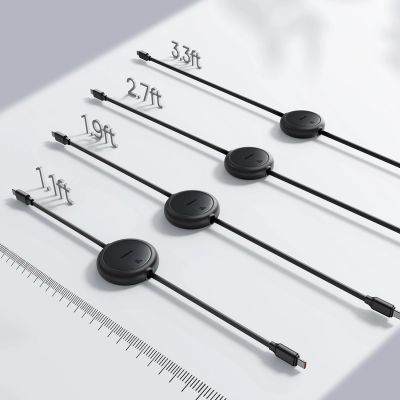 6. Baseus Free2Pull 60W USB-C Retractable Cable - USB-C 1m - Black