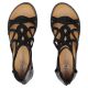 4. Women's Roman sandals, black, Filippo DS7897
