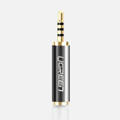 4. Ugreen audio adapter jack 2.5mm male to jack 3.5mm female black (20501)