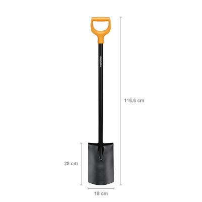 7. FISKARS STRAIGHT SOLID METAL SPADE (1003456)
