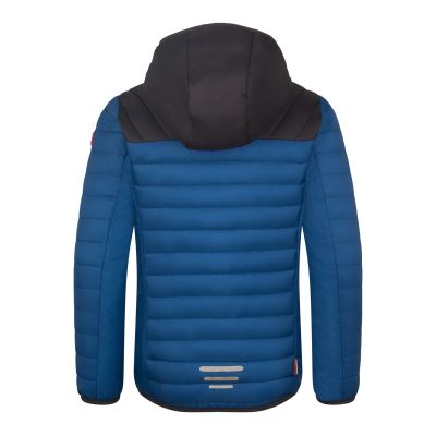 2. Trollkids Eikefjord Ultra-light Polyfiber Jacket alpine blue/black/radiant red/chestnut brown (463-144)