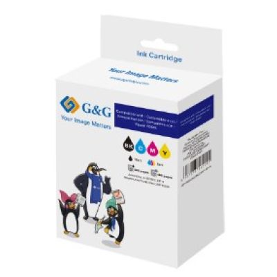 3. G&G NP-R2-0604XLBKCMY-R ink cartridge 1 pc. Replacement Black, Cyan, Magenta, Yellow