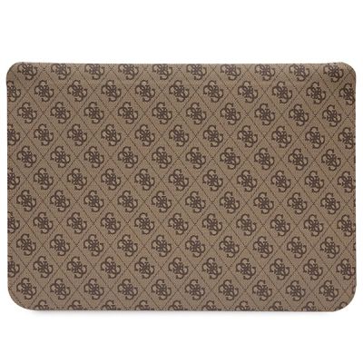 3. Guess 4G Printed Stripes cover for a 16" laptop - brown