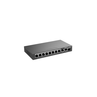 4. Ruijie Networks RG-ES210GS-P Managed L2 Gigabit Ethernet (10/100/1000) Network Switch with PoE Support, Black