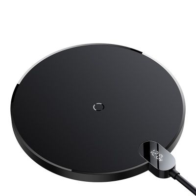 3. BASEUS INDUCTIVE CHARGER LED 15W (BLACK)