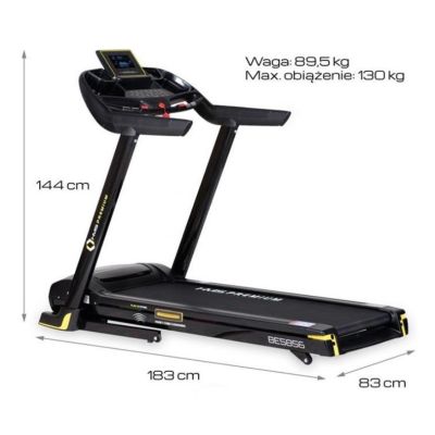 9. HMS BE5856 Electric Treadmill 1-18 km/h