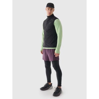 6. Men's quick-drying running leggings 4F 4FWAW24TFTIM270-22S