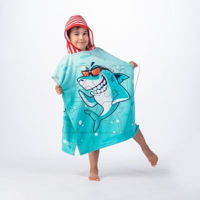 3. Aquawave Sharki Poncho Jr Towel 92800400595