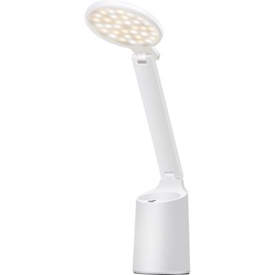 2. Modern LED desk lamp Activejet FUTURE white with built-in rechargeable battery