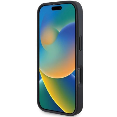 5. Mercedes MB Blue Line Leather MagSafe Case for iPhone 16 Pro Max - Navy Blue