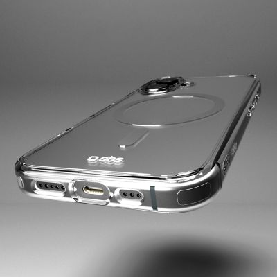 7. SBS Extreme Mag D3O MagSafe Case for iPhone 16 Plus - Transparent