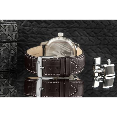 6. Men's Watch ZEPPELIN LZ127 Graf Zeppelin GMT 7642-5 + BOX