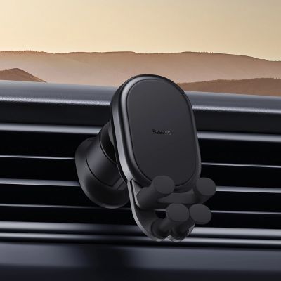 10. Baseus car holder with built-in 15W inductive charger for air vent black