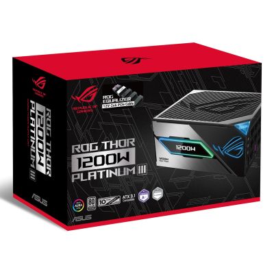 11. ASUS ROG -THOR-1200P3-GAMING-E Power Supply Unit 1200 W 24-pin ATX Black