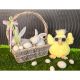 18. CHICKEN WITH GLASSES 19CM SPRING DECORATION