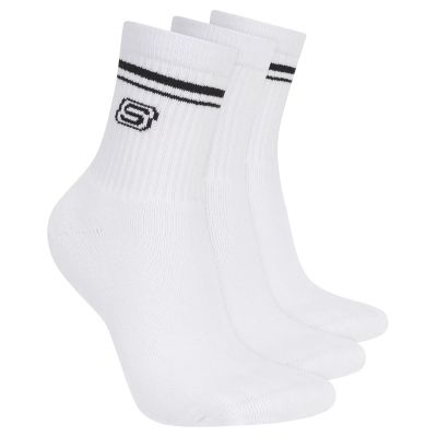 Skechers 3pk Wpk Wmn Ls Low Crew S601827-WHT White 39-42