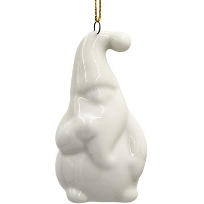 42. CERAMIC SANTA CLAUS CHRISTMAS BALL 7.8 CM 1 pc