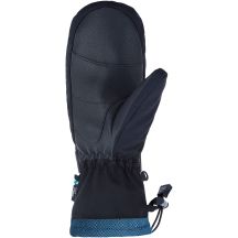 VIKING Tanuka Mitten Ski Lady women's ski gloves, black and turquoise, size 6