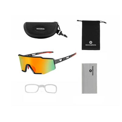 2. Rockbros polarized sunglasses SP225BK black-red