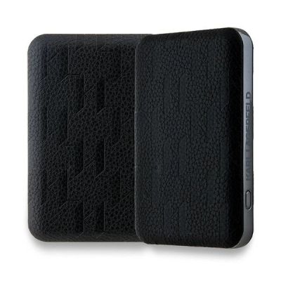 3. Karl Lagerfeld Powerbank inductive KLPB5FPGKSKCHK 16W 5000mAh black/black Karl&Choupette Head Pin MagSafe