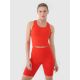 3. Women's quick-drying training crop top 4F 4FWSS25TFSLF413-62S