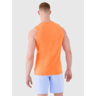 2. Men's quick-drying training tank top 4F 4FWSS25TFSLM460-70S