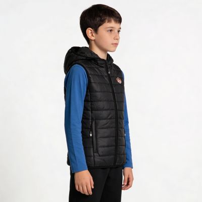 6. Geographical Norway Vatika Hood EO 233 Jr WW2008E/GNO-Black vest