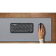 8. Logitech 920-012203 Keyboard Mouse Included Universal RF Wireless + Bluetooth QWERTZ German Graphite