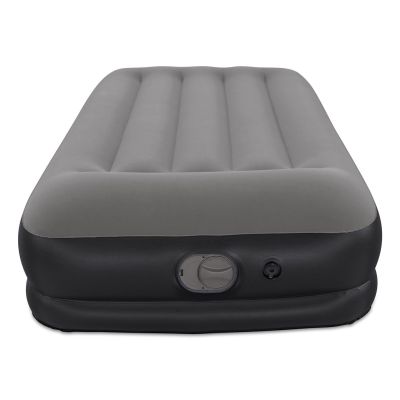 15. Bestway 671BT Air Mattress Single Mattress Black, Gray Unisex