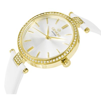 2. Giewont Sapphire Gold Silver Women's Watch GW9890-A2