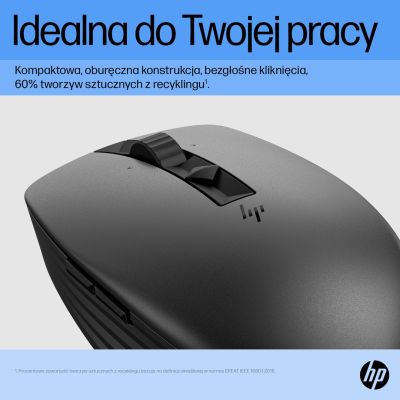 14. HP 710 Rechargeable Silent Mouse Black wireless with battery black 6E6F2AA