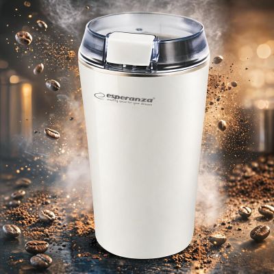 10. ESPERANZA COFFEE GRINDER RISTRETTO WHITE EKC008W