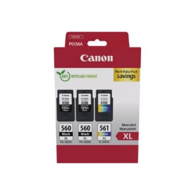 6. Canon 3712C009 ink cartridge 3 pcs Original High (XL) yield Black, Cyan, Magenta, Yellow