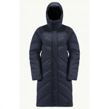 Jack Wolfskin MARIENPLATZ COAT W night blue Down Insulated women's winter jacket navy blue (1206971_1010)