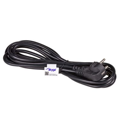 4. Akyga AK-PC AK-PC-06A Cable (Hybrid C/E/F (CEE 7/7) M - C13 M standard; 3m; black)